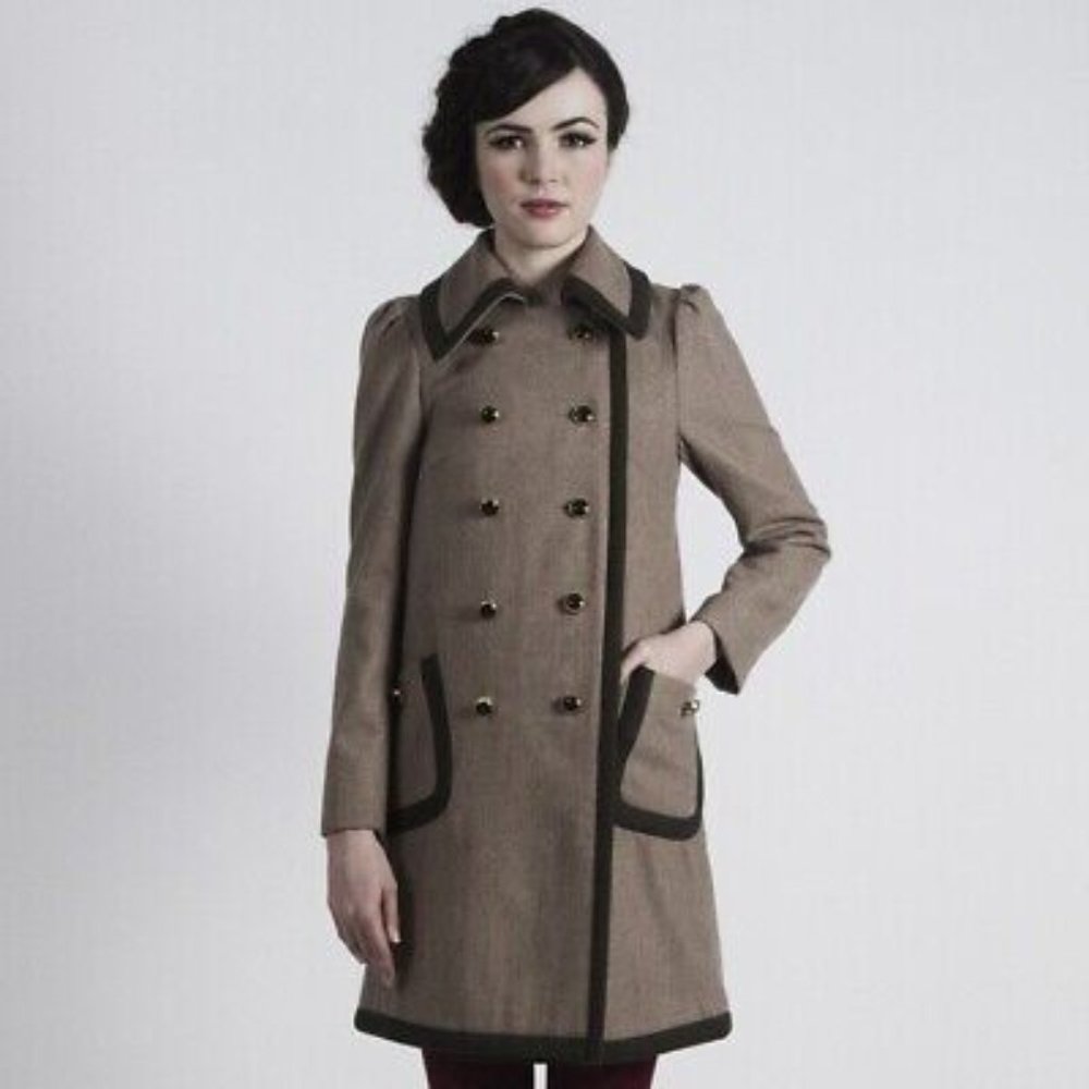 Dear Creatures Chelsea Wool Coat Size XS
